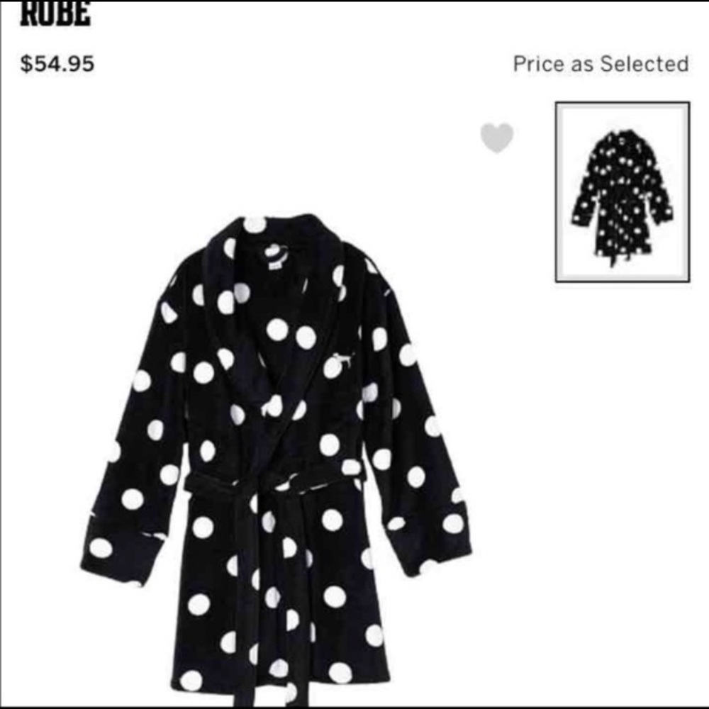 NIB VS Pink bathrobe M\L (New in Bag)